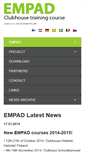 Mobile Screenshot of empad-project.eu