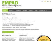 Tablet Screenshot of empad-project.eu
